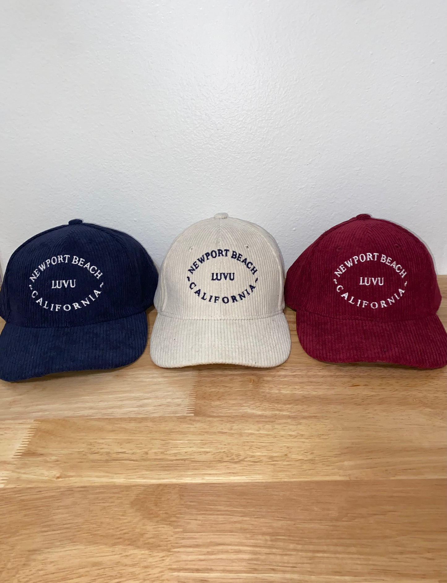 Newport Beach Corduroy Hats